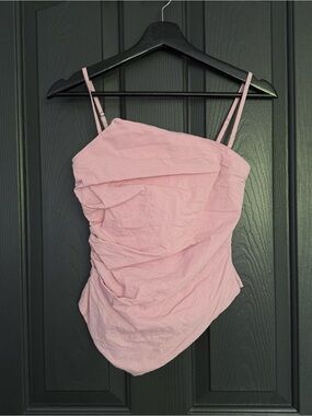 Abercrombie Asymmetrical Spaghetti Strap Top